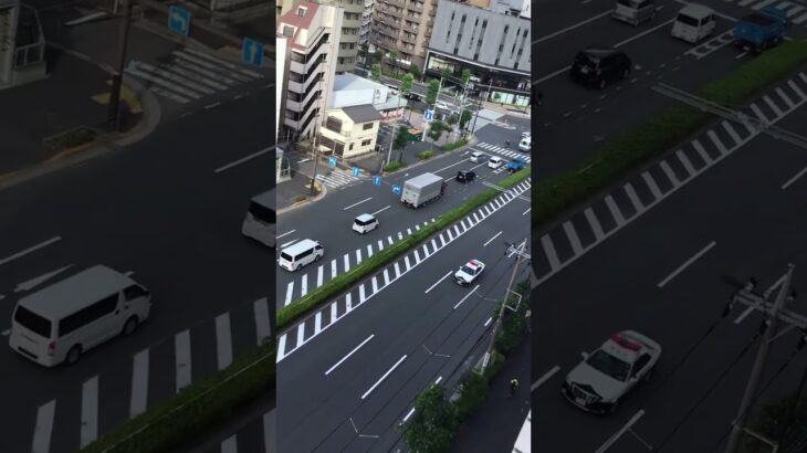 クラウンパトカー🚓🚔緊急走行