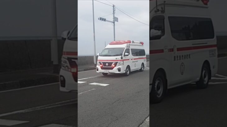 【緊急走行】新型パラメ!鹿児島市消防局喜入救急隊