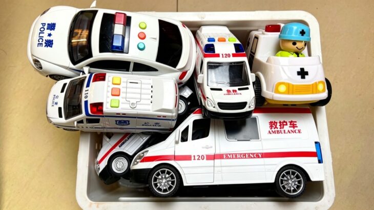 救急車のミニカー走る！緊急走行テスト！坂道走行です！！#救急車  #ミニカー #はたらくくるま #おもちゃ