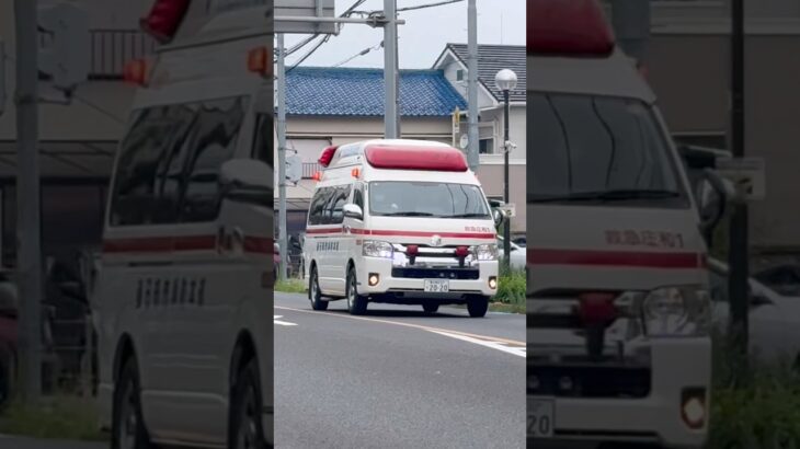 【今日は七夕の日🎋】春日部市消防本部　救急車　救急庄和1。緊急走行シーン🚨