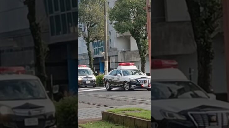 【緊急走行集141】隊列走行!鹿児島県警察パトカー・白バイ