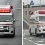 🚨雨の中を緊急走行🚨救急車🚨緊急走行🚨サイレン🚨2連発🚨 #救急車 #緊急走行 #笹生病院 #箕面市消防本部