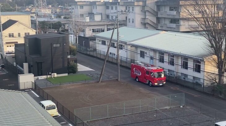 【緊急走行】消防車単独緊走！緊急走行する小山市消防本部（小山化学2）