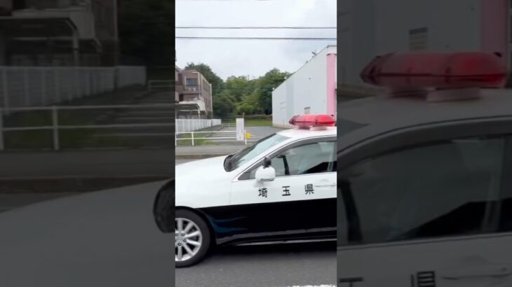 埼玉県警　東所沢交番　200系クラウンパトカー　警戒走行
