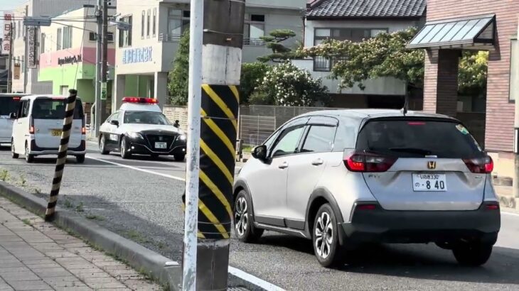【福島県警】  いわき東警察署　220系クラウンパトカー　緊急走行