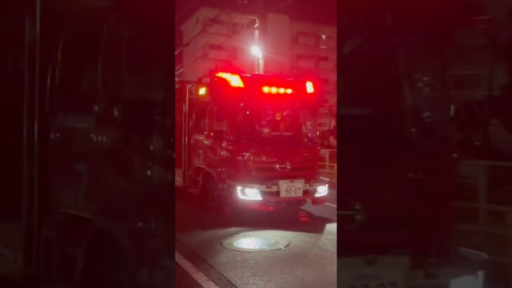 #福岡市消防局 #救助工作車 #救急車 今日の夜7:00から公開！西本署救急小隊 救急29・壱岐救助小隊 救助7 緊急走行→現着