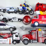 消防車とパトカーのおもちゃコレクションでASMR！サイレンをチェックして本物の緊急車両と比べてみよう！