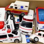 救急車のミニカー走る。坂道緊急走行テスト。サイレンあり☆Ambulance mini car run. Slope emergency driving test! There is a siren.