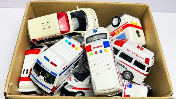 救急車のミニカー走る☆緊急走行テスト☆坂道走るよ｜ Ambulance miniature car runs! Emergency driving test