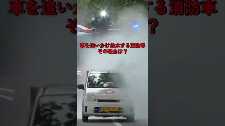緊急車両には道を譲りましょう　#shorts