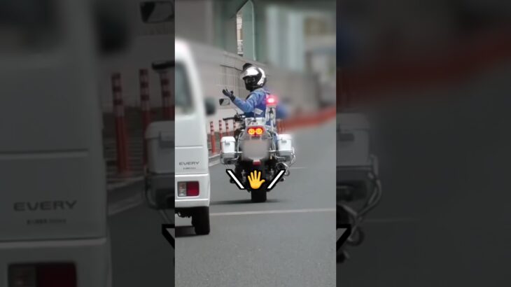白バイがいるのに『加速』した結果‼️ #shorts