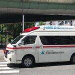 【緊急走行】交差点を右折！医誠会国際総合病院　ドクターカー