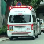 🚨対応中の救急車🚨赤色灯🚨西宮市消防局🚨 #救急車 #赤色灯 #西宮市消防局