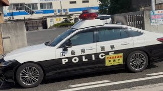 パトカー　緊急走行