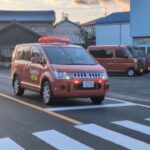 【火災出動　江南市消防　指令車緊急走行】　江南５１