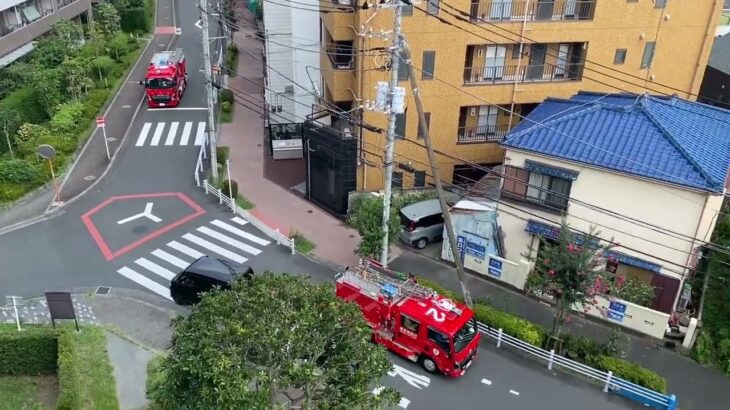 【緊急走行】京成本線沿線の火災（東京消防庁）