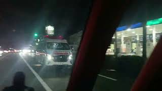 【緊急走行】ドクターカー出場!鹿児島市消防局高度救急隊ドクターカー