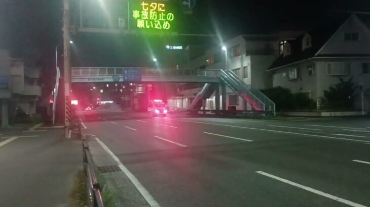 【緊急走行】事故現場よりドクターカーで救急搬送!鹿児島市消防局高度救急隊ドクターカー