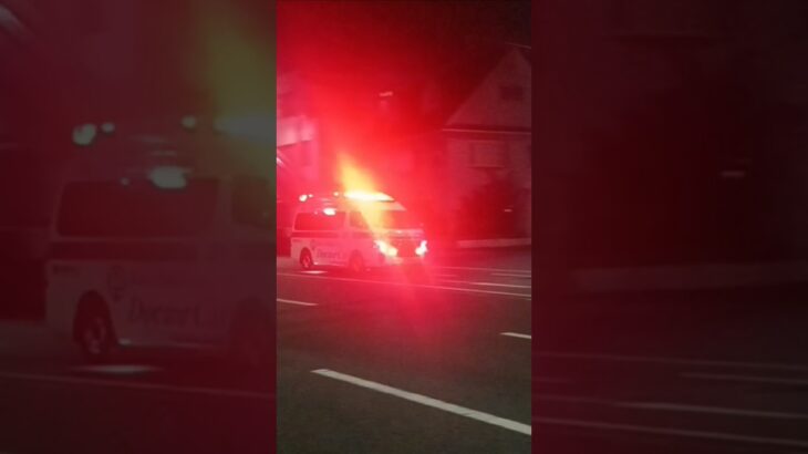 【緊急走行】事故現場より救急搬送!鹿児島市消防局高度救急隊ドクターカー