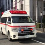 【緊急走行】交差点を左折し当病院へ緊急走行！医誠会国際総合病院　ドクターカー