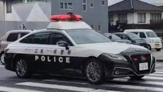 パトカー　緊急走行