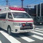 【緊急走行】アクティビーコン救急車交差点進入!鹿児島市消防局甲南救急隊