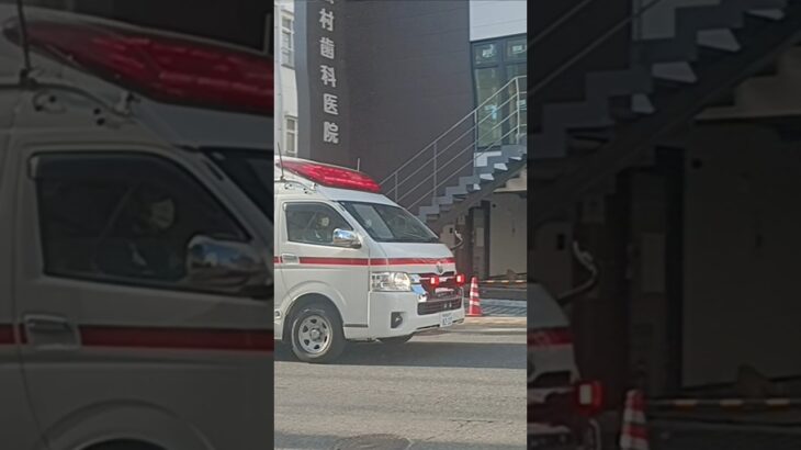 【緊急走行】熱中症増加で非常用救急車まで出場！鹿児島市消防局西本署非常用救急隊