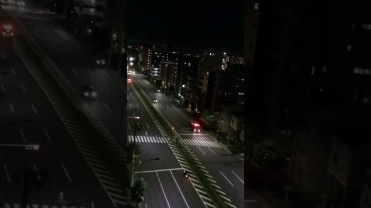 消防指揮車と消防ポンプ車が緊急走行🚨🦺