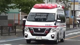 【今日も働く救急隊！】越谷市消防局(救急車)日産パラメディック。救急越谷1。緊急走行シーン！