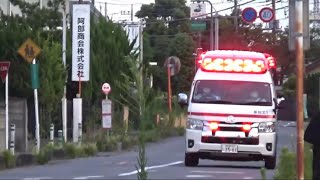 【市外搬送】草加八潮消防局(救急車)ハイメディック。救急草加北1。緊急走行シーン!
