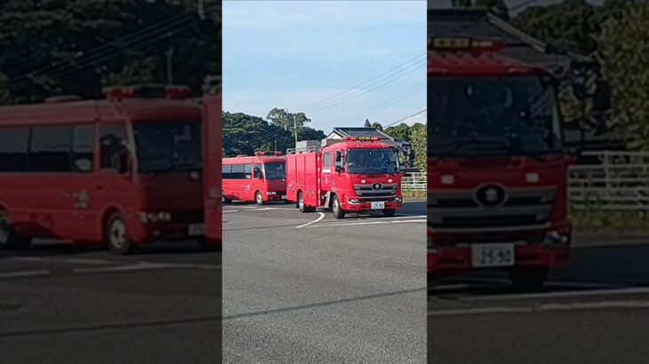 【緊急走行】救援車が出場!鹿児島市消防局中本1号　南林寺救援