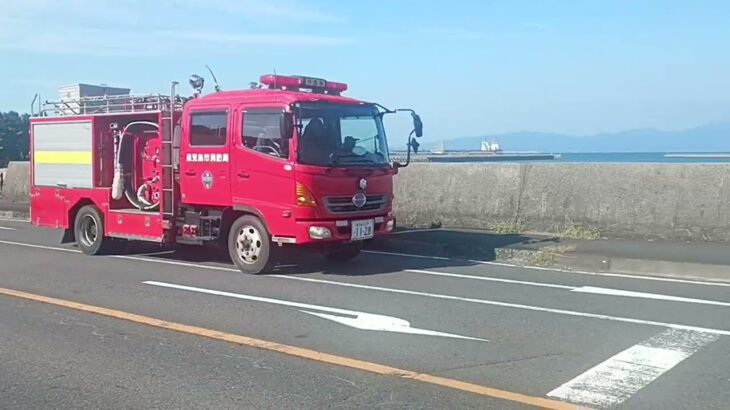 【緊急走行】火災出場！鹿児島市消防局吉野予備（谷山1代車運用中）南本署救急　南救助