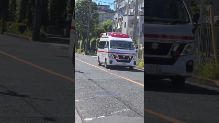 (緊急走行)東京消防庁で2台しかない救急車!?