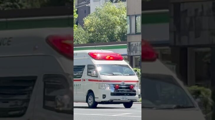 【今日も働く救急隊！】東京消防庁　救急車　小松川A。緊急走行シーンー！