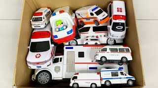 救急車のミニカー走る。坂道緊急走行テスト。サイレンあり☆Ambulance mini car run. Slope emergency drivinst! There is a siren.137