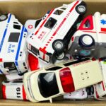 救急車のミニカー走る☆緊急走行テスト☆坂道走るよ｜ Ambulance miniature car runs! Emergency driving test