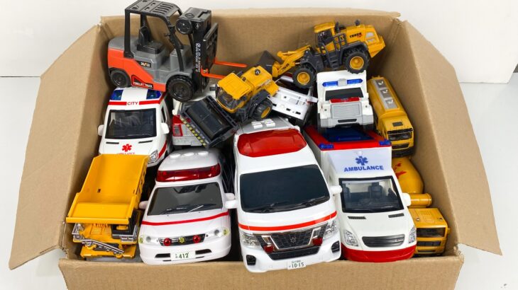 救急車のミニカー走る☆緊急走行テスト☆坂道走る｜ Ambulance miniature car runs! Emergensy driving test
