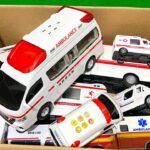 救急車のミニカー走る！緊急走行テスト。坂道走る☆Ambulance minicar runs in an emergency! Slope driving test