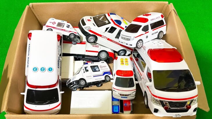 救急車のミニカー走る！緊急走行テスト！坂道走行です☆ Ambulance minicar runs in an emergency with sirens sounding!