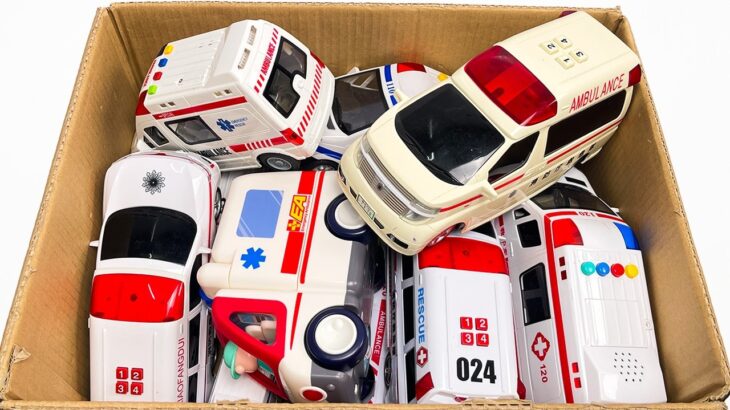 救急車のミニカー走る！緊急走行テスト！坂道走行です☆ Ambulance minicar runs in an emergency with sirens sounding!