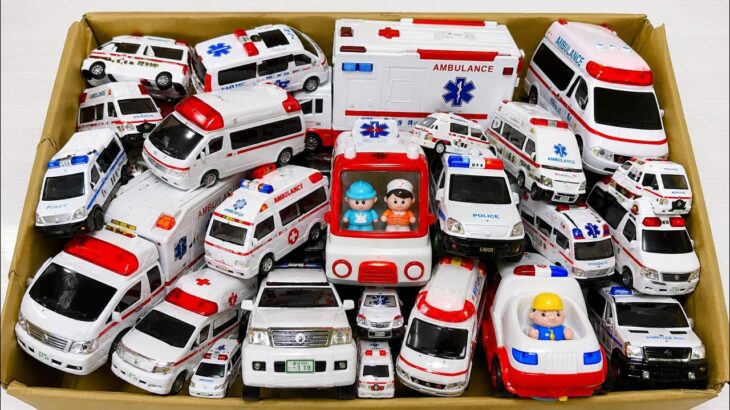 救急車のミニカー走る！緊急走行テスト！坂道走行です☆ Ambulance minicar runs in an emergency with sirens sounding