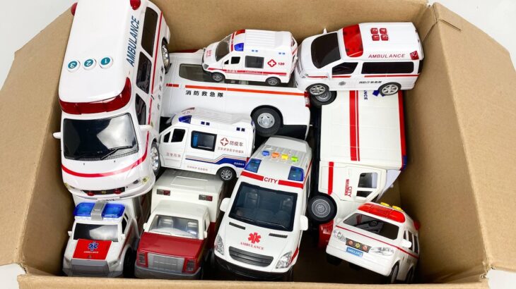 救急車のミニカー走る！緊急走行テスト！坂道走行です☆ Ambulance minicar runs in an emergency with sirens sounding