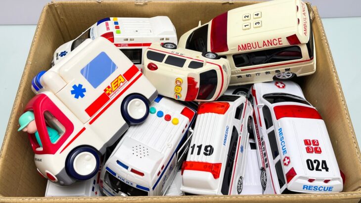 救急車のミニカー走る！緊急走行テスト！坂道走行です☆ Ambulance minicar runs in an emergency with sirens sounding!
