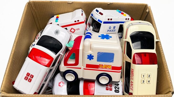 救急車のミニカー走る！緊急走行テスト！坂道走行です☆ Ambulance minicar runs in an emergency with sirens sounding!