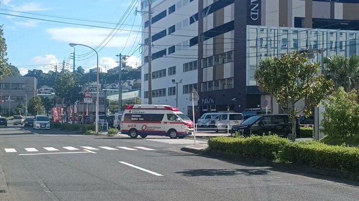 【緊急走行】高速に乗って鹿屋から鹿児島市へ長距離搬送!大隅鹿屋病院DMATドクターカー