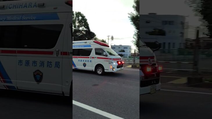市原市消防局　五井消防署救急車緊急走行