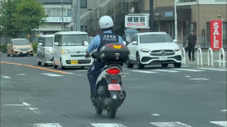 🫡🫡バイクの警察官が格好いい🫡🫡 #警察官 #兵庫県警 #警察バイク