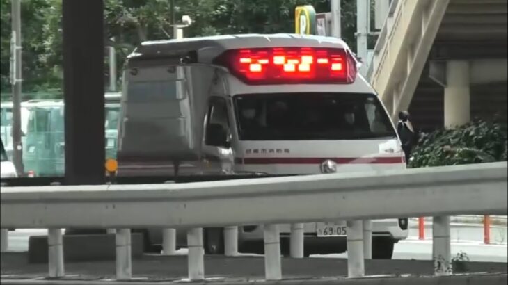 🚨救急車🚨緊急走行🚨赤信号を緊急走行で突破🚨 #救急車 #緊急走行 #尼崎市消防局