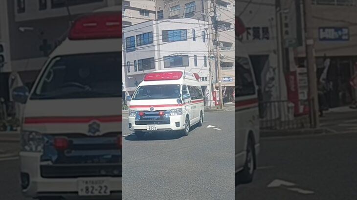 【緊急走行】救急車逼迫で非常用救急車に出場要請!鹿児島市消防局西本署非常用救急隊