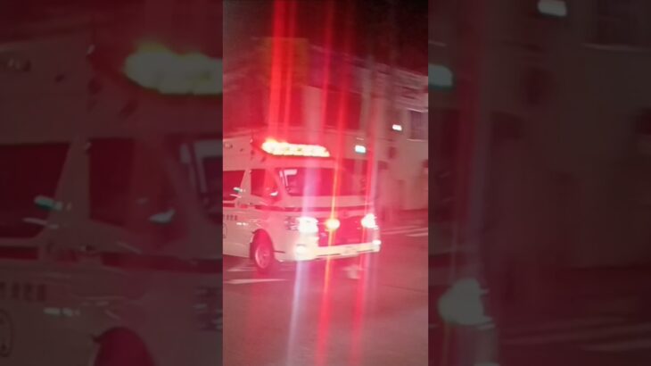 【緊急走行】生協病院へ救急搬送!鹿児島市消防局谷山救急隊